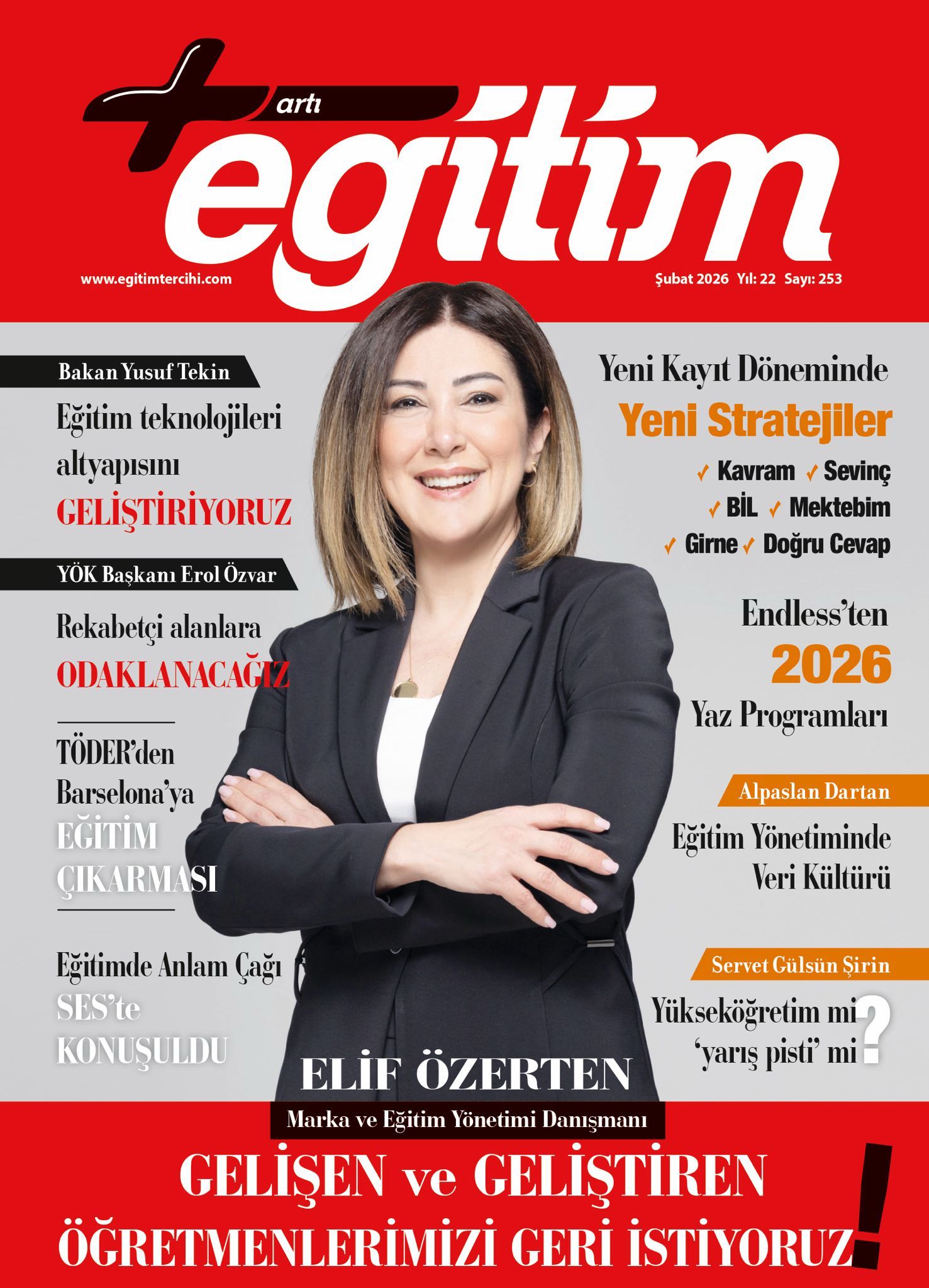 Artı Eğitim Dergisi Kapağı